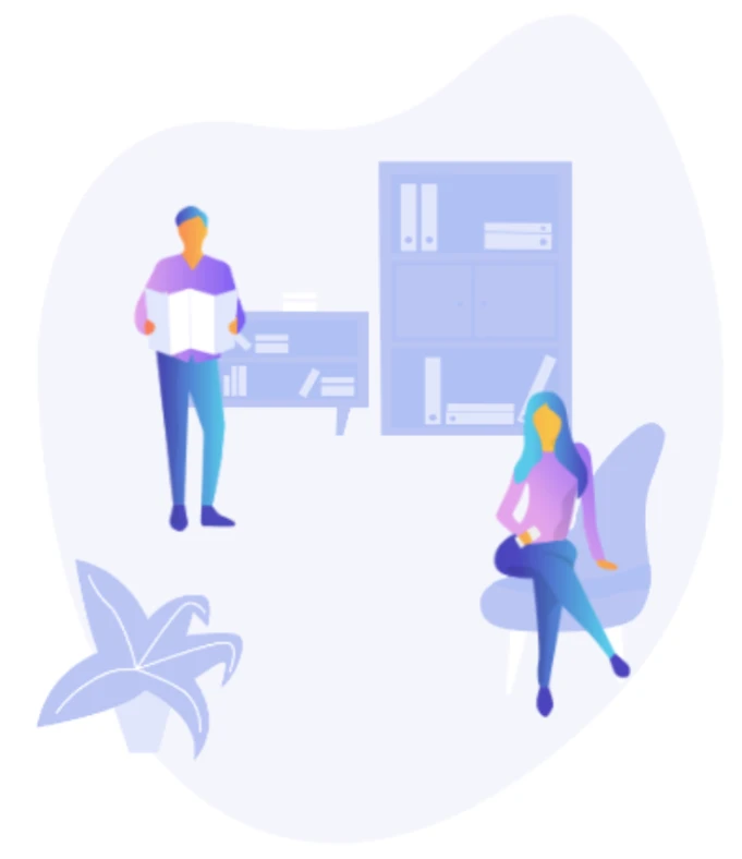 A couple making decisions together.